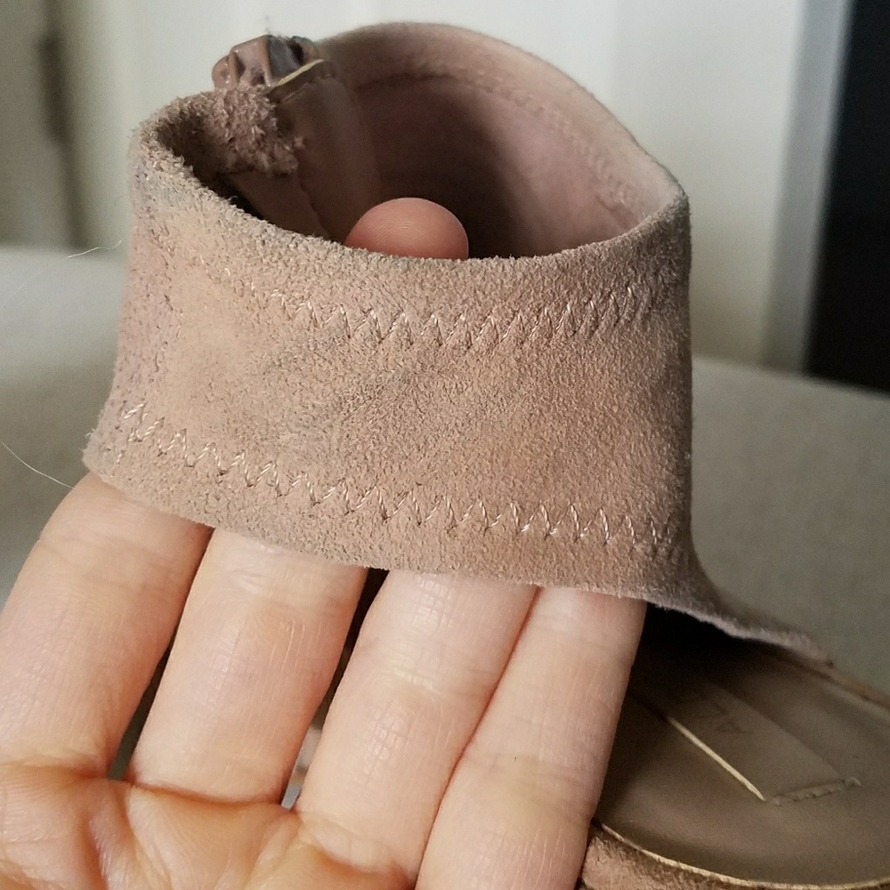 Aldo Open-Toe Booties Size 6 - image 4